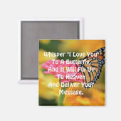 Schmetterling Magnet (Vorderseite/Rückseite)