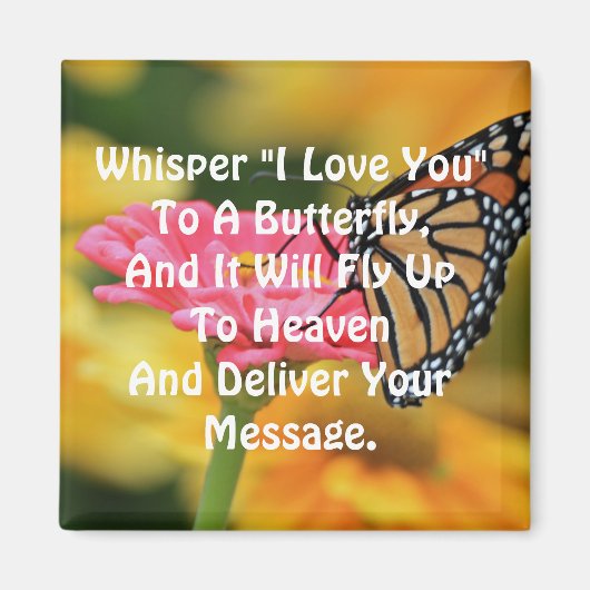 Schmetterling Magnet (Vorne)