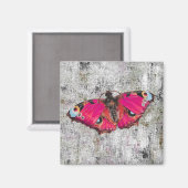 Schmetterling ~ magnet (Vorderseite/Rückseite)
