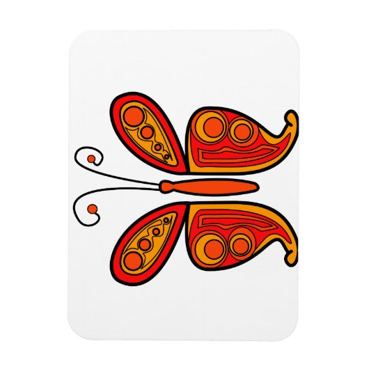 Schmetterling Magnet (Vertikal)