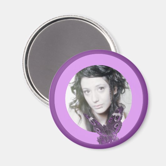 Schmetterling Magnet (Vorderseite/Rückseite)