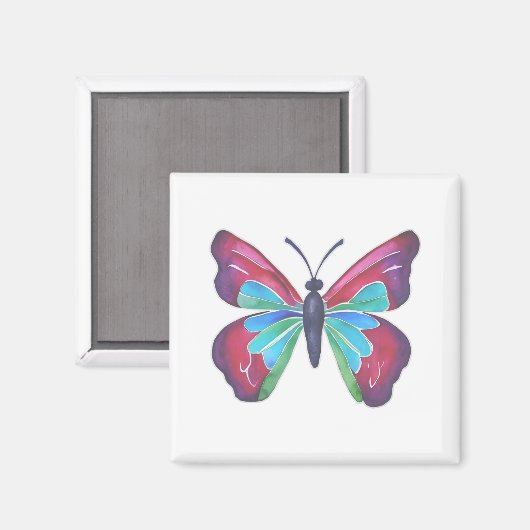 Schmetterling Magnet (Vorderseite/Rückseite)