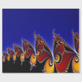 Schmetterling Mandelbrot Fraktal Geschenkpapier (Flach)