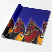 Schmetterling Mandelbrot Fraktal Geschenkpapier (Ungerollt)