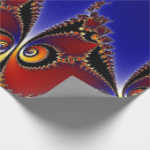 Schmetterling Mandelbrot Fraktal Geschenkpapier (Ecke)