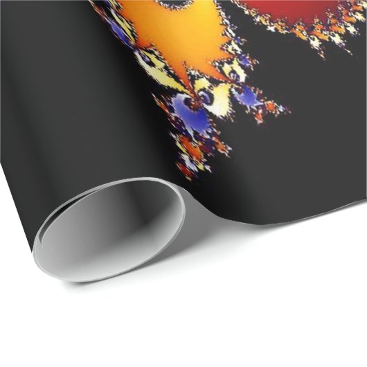 Schmetterling Mandelbrot Fraktal Geschenkpapier (Rolleneckpunkt)