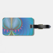 Schmetterling - Maßgeschneiderte Gepäckmarke Gepäckanhänger (Rückseite horizontal)