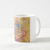 Schmetterling Mattiert 10 oz Mattiert Glass Tasse (VorderseiteRechts)