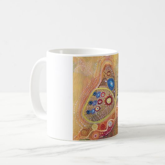 Schmetterling Mattiert 10 oz Mattiert Glass Tasse (Vorderseite Links)