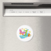 Schmetterling: Mein erster Geburtstag Magnet (In Situ (Geschirrspüler))