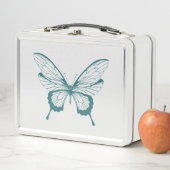 Schmetterling Metall Lunchbox (Beispiel)