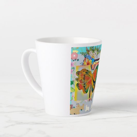 Schmetterling Milchtasse (Linke Ecke)