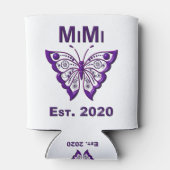 Schmetterling Mimi "Est 2020" Dosenkühler (Rückseite)