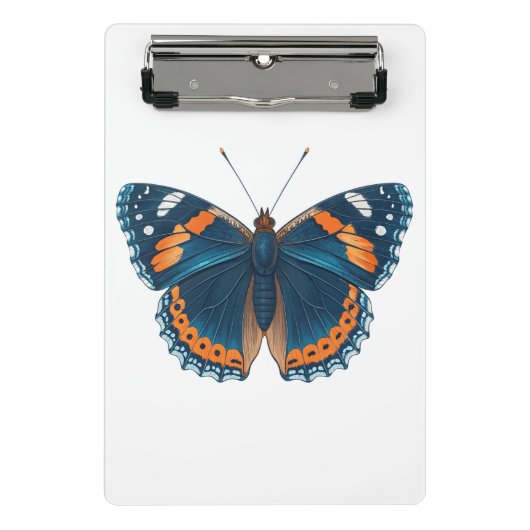 Schmetterling Mini Klemmbrett (Vorderseite)