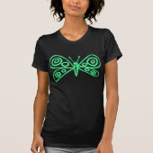 Schmetterling - Minzgrün T-Shirt (Vorderseite)