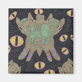 Schmetterling mit Augen Magnet (Vorne)