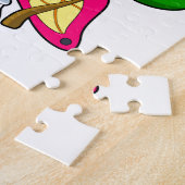 Schmetterling mit Blume Puzzle (Seite)