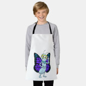 Schmetterling mit Brille Schürze (Getragen)