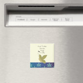 Schmetterling mit dem Lehrer-Sprichwort Magnet (In Situ (Geschirrspüler))