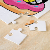 Schmetterling mit Donut Puzzle (Seite)