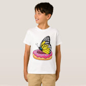 Schmetterling mit Donut T-Shirt (Vorne ganz)
