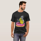 Schmetterling mit Donut T-Shirt (Vorne ganz)