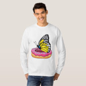 Schmetterling mit Donut T-Shirt (Vorne ganz)