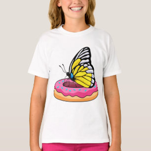Schmetterling mit Donut T-Shirt