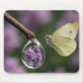 Schmetterling mit einem Regentropfen Mousepad (Vorne)