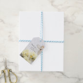 Schmetterling mit Frühlingsblumen Geschenkanhänger (Mit Garn)