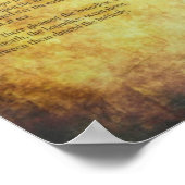 Schmetterling mit Gedicht Canvas drucken Poster (Ecke)