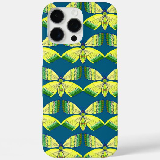 Schmetterling mit geometrischem Rhinstone-Design Case-Mate iPhone Hülle (Rückseite)