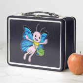 Schmetterling mit Handtasche Metall Brotdose (Beispiel)