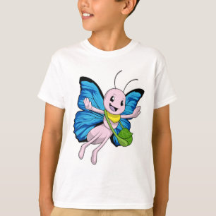 Schmetterling mit Handtasche T-Shirt