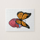Schmetterling mit Herz Puzzle (Horizontal)