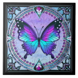 Schmetterling mit Hintergrund Fliese