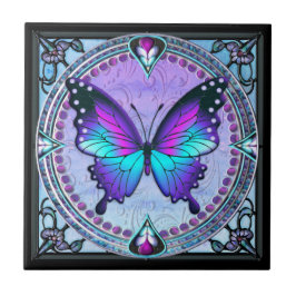 Schmetterling mit Hintergrund Fliese
