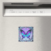 Schmetterling mit Hintergrund Magnet (In Situ (Geschirrspüler))