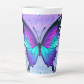 Schmetterling mit Hintergrund Milchtasse (Vorderseite)