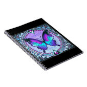 Schmetterling mit Hintergrund Notizblock (Rechte Seite)