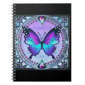Schmetterling mit Hintergrund Notizblock (Vorderseite)