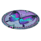 Schmetterling mit Hintergrund Schneidebrett (Ecke)