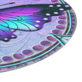 Schmetterling mit Hintergrund Schneidebrett (Ecke)