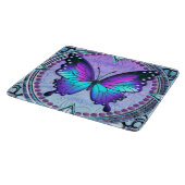 Schmetterling mit Hintergrund Schneidebrett (Ecke)