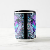 Schmetterling mit Hintergrund Tasse (Zentrum)