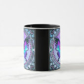 Schmetterling mit Hintergrund Tasse (Zentrum)