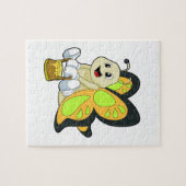 Schmetterling mit Honig Puzzle (Horizontal)