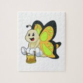 Schmetterling mit Honig Puzzle (Vertikal)
