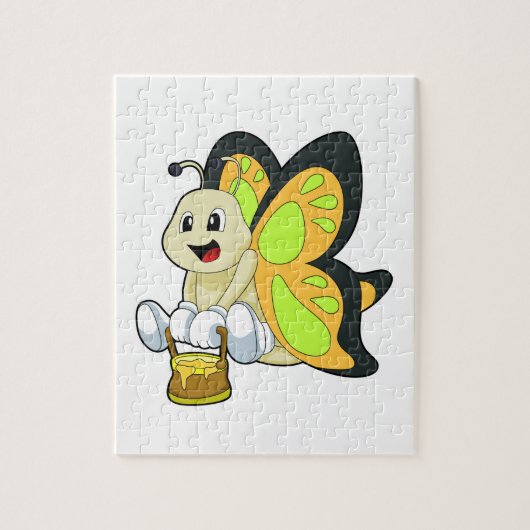 Schmetterling mit Honig Puzzle (Vertikal)