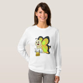 Schmetterling mit Honig T-Shirt (Vorne ganz)